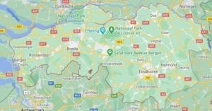 noord brabant teststraat locaties op de map coronatest-tilburg.nl